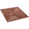 Ekena Millwork 19 5/8in. W x 19 5/8in. H Spiral EnduraWall Decorative 3D Wall Panel Covers 2.67 Sq. Ft. WP20X20SPFCP - alternate 6